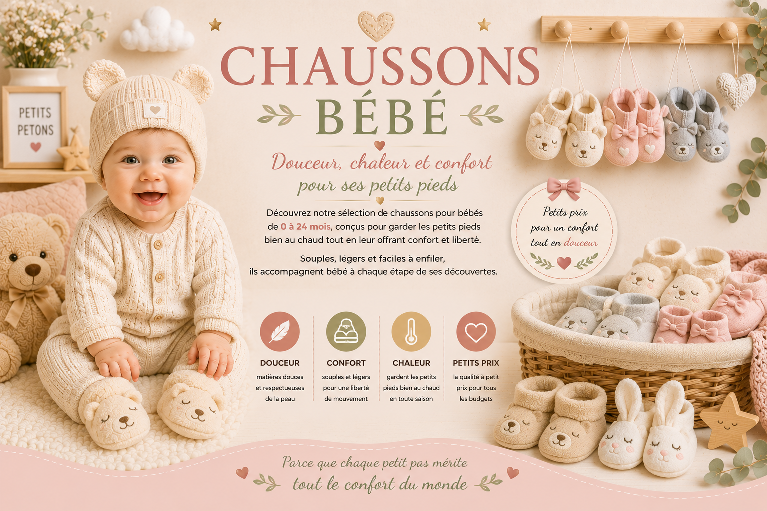 chaussons bebe