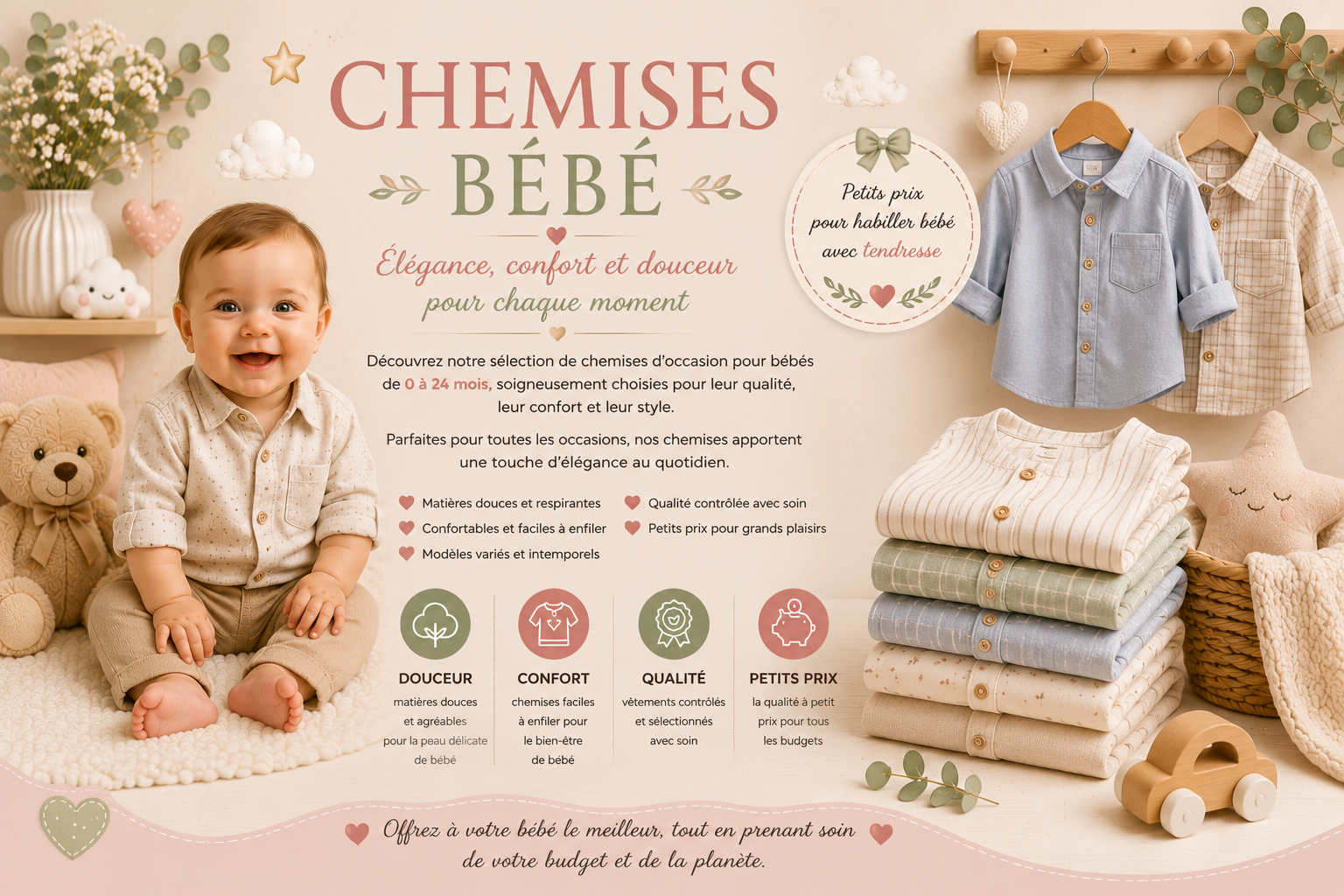 chemise bebe