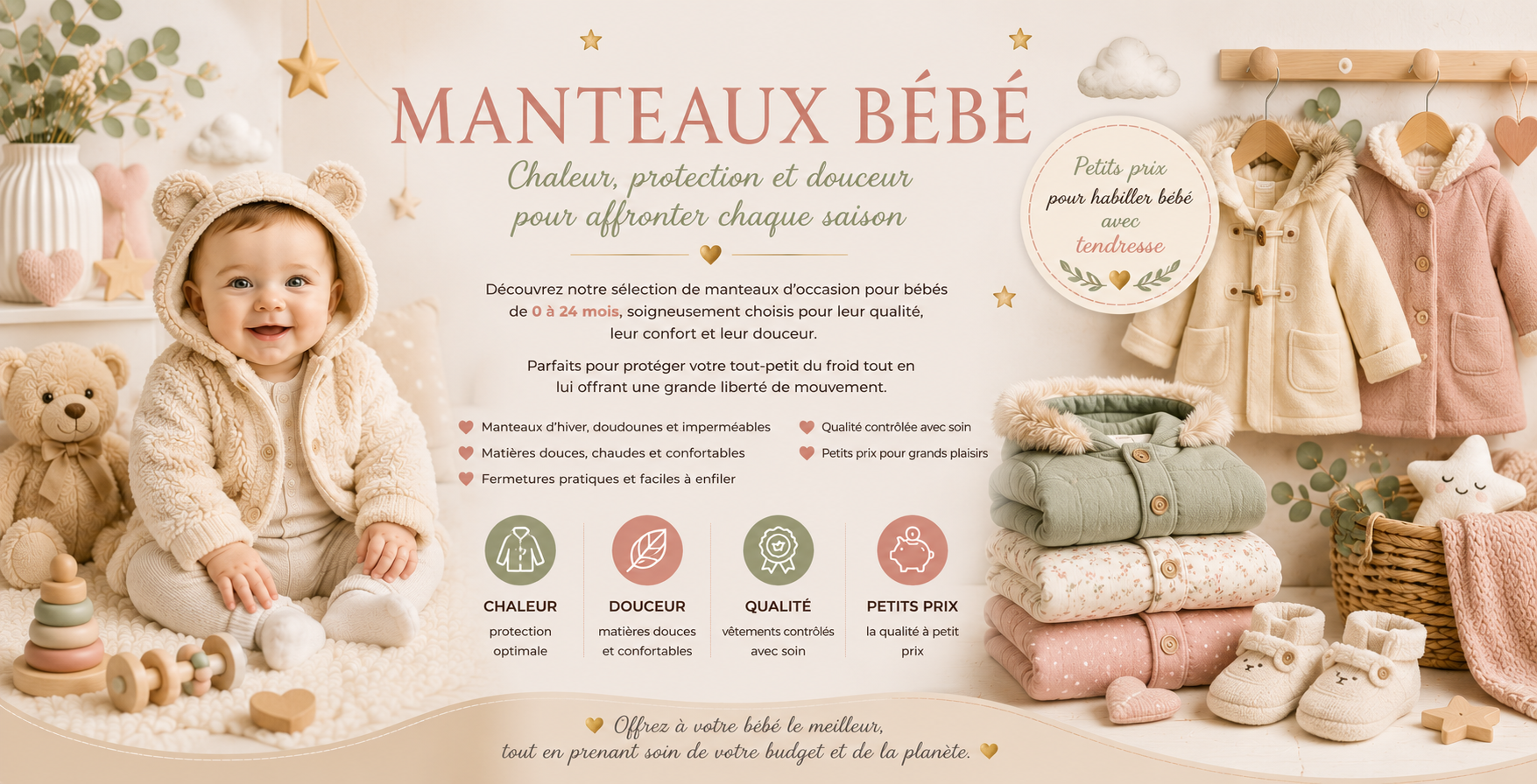 manteaux bebe