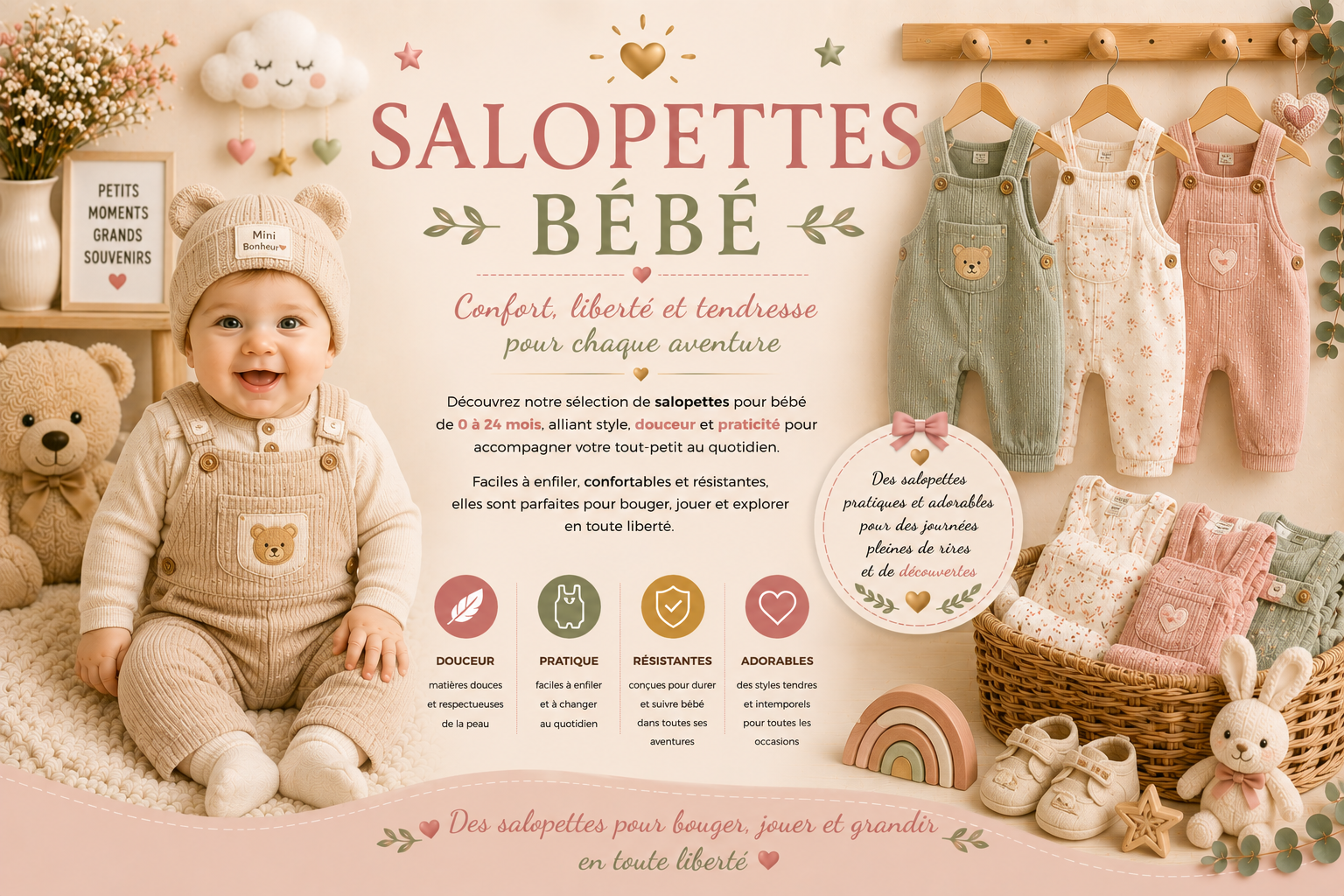 salopette bebe