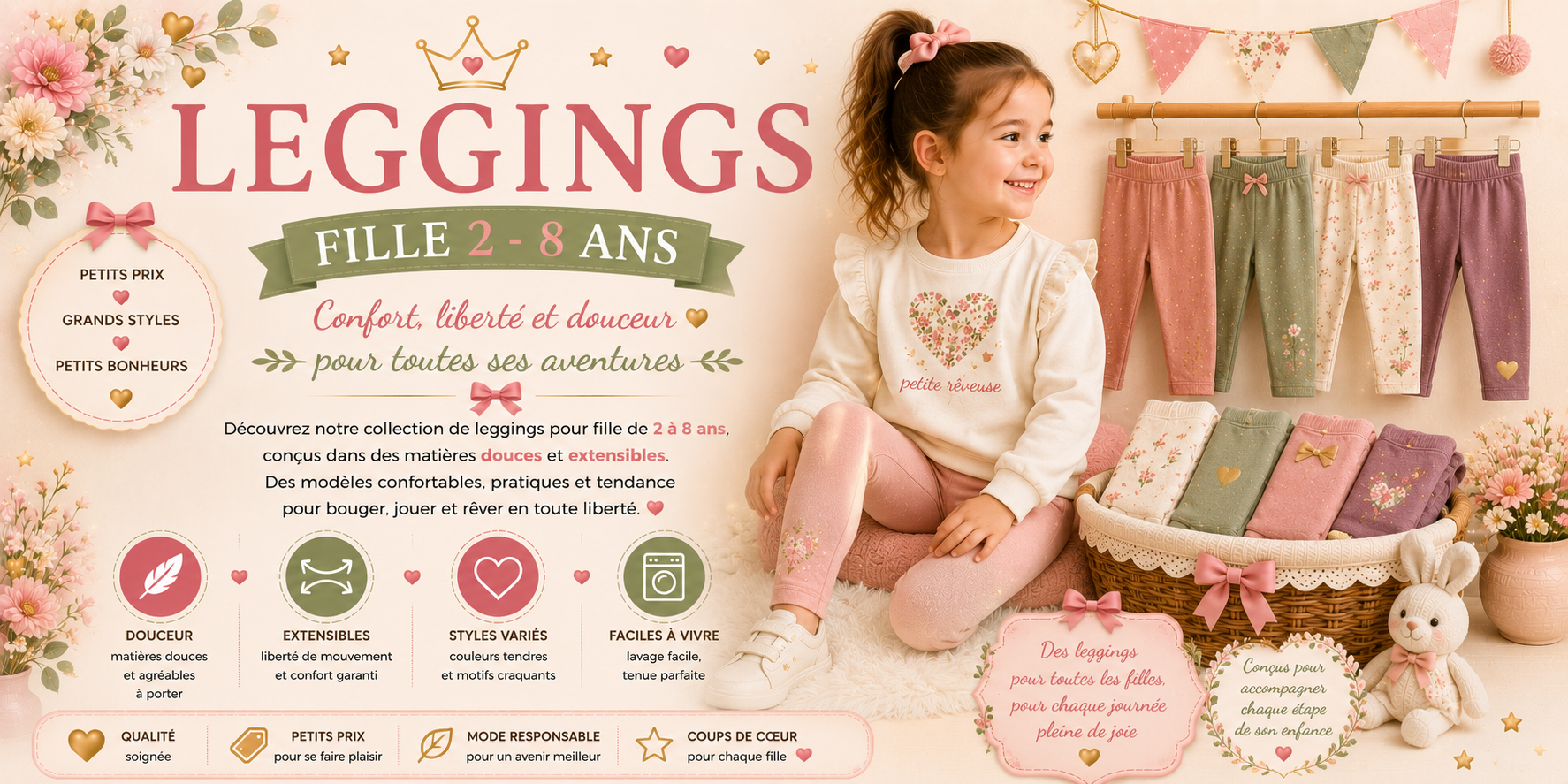 legging 2 - 8 ans